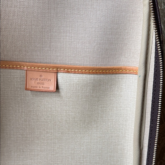 Louis Vuitton Brown Monogram Canvas Shoe Bag VERY CLEAN! - Picture 7 of 10